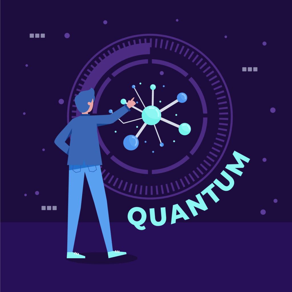 ilustração do artigo de marketing quântico
